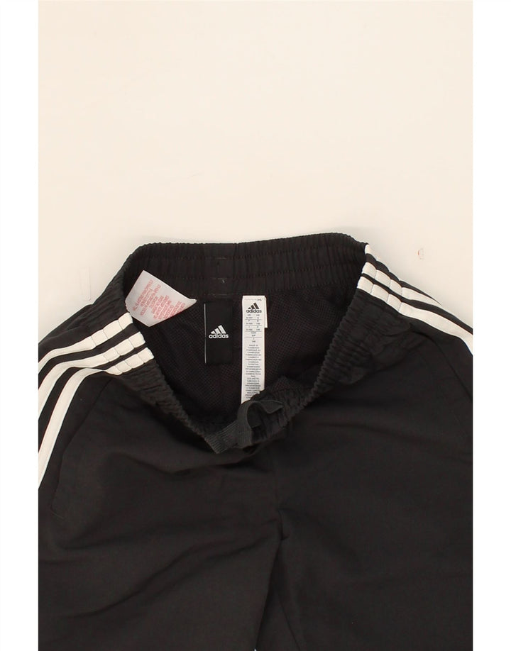 ADIDAS Boys Sport Shorts 9-10 Years Black Polyester Vintage Adidas and Second-Hand Adidas from Messina Hembry 