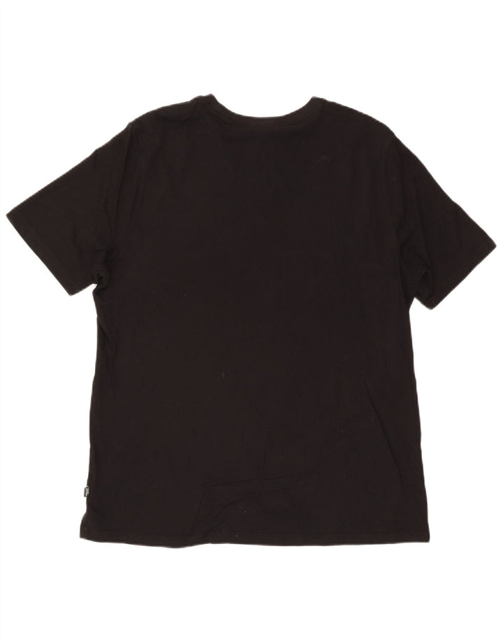 Puma Herre Grafisk T-Shirt Top Stor Sort