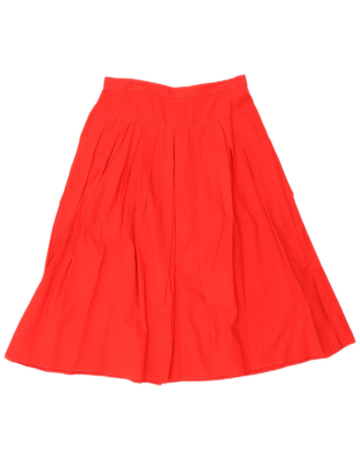 Vintage Dame Cargo Skirt UK 14 Medium W28 Red
