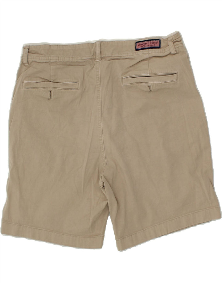 VINEYARD VINES Womens Chino Shorts W31 Medium Beige Cotton Vintage Vineyard Vines and Second-Hand Vineyard Vines from Messina Hembry 