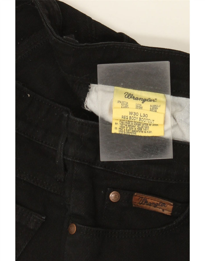 Wrangler Dame Bootcut Jeans W30 L30 Sort Bomuld