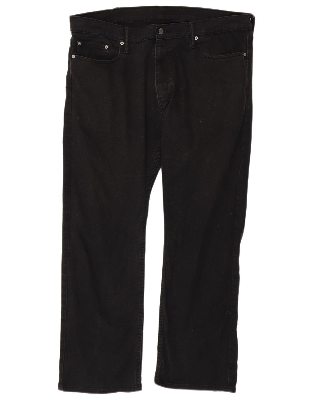 Levi's Herre 514 lige jeans W38 L30 sort bomuld