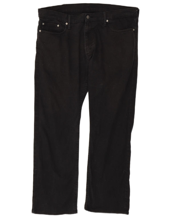 Levi's Mens 514 Straight Jeans W38 L30 Black Cotton