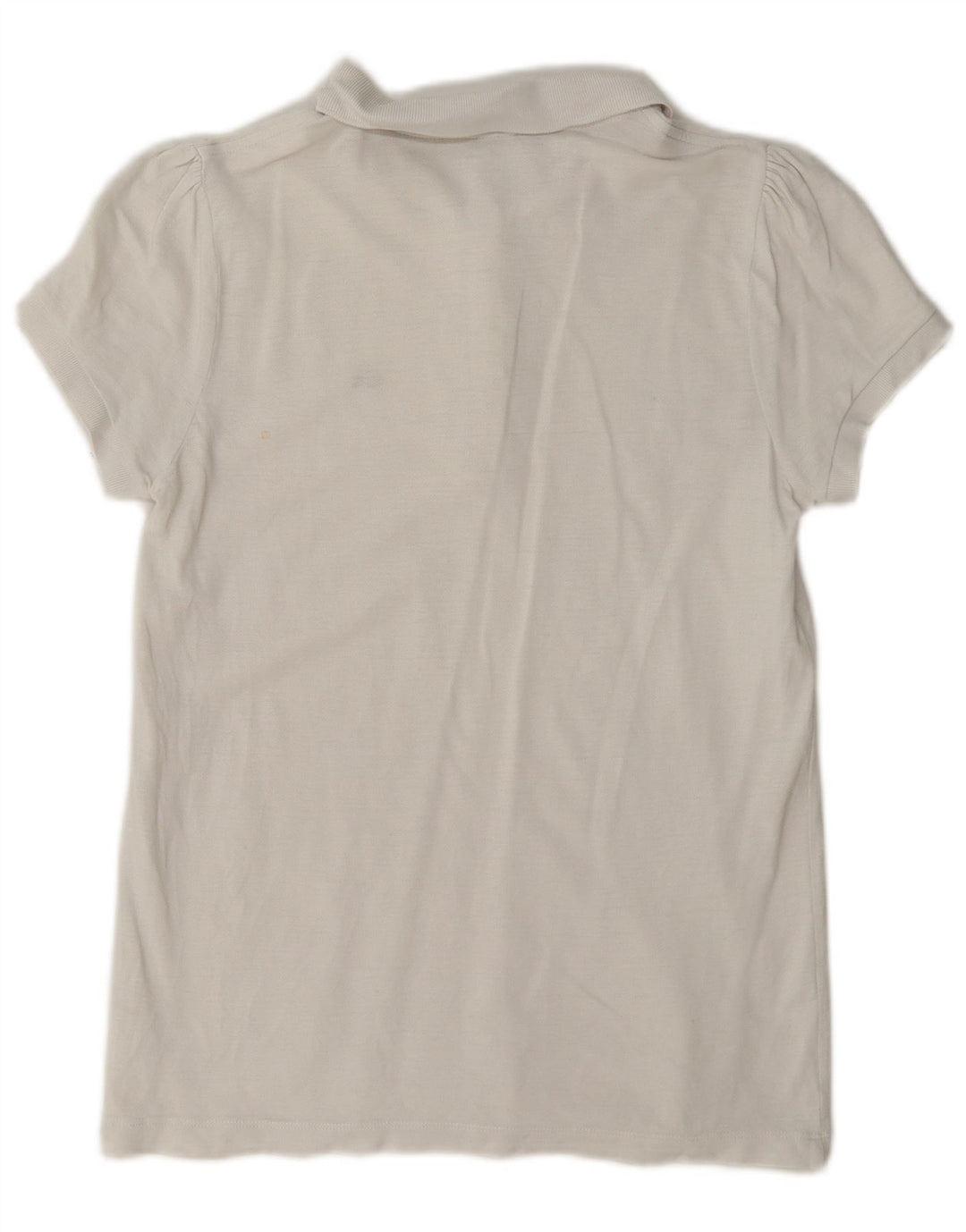 Lacoste Dame Polo Shirt Str. 42 Stor Hvid Bomuld