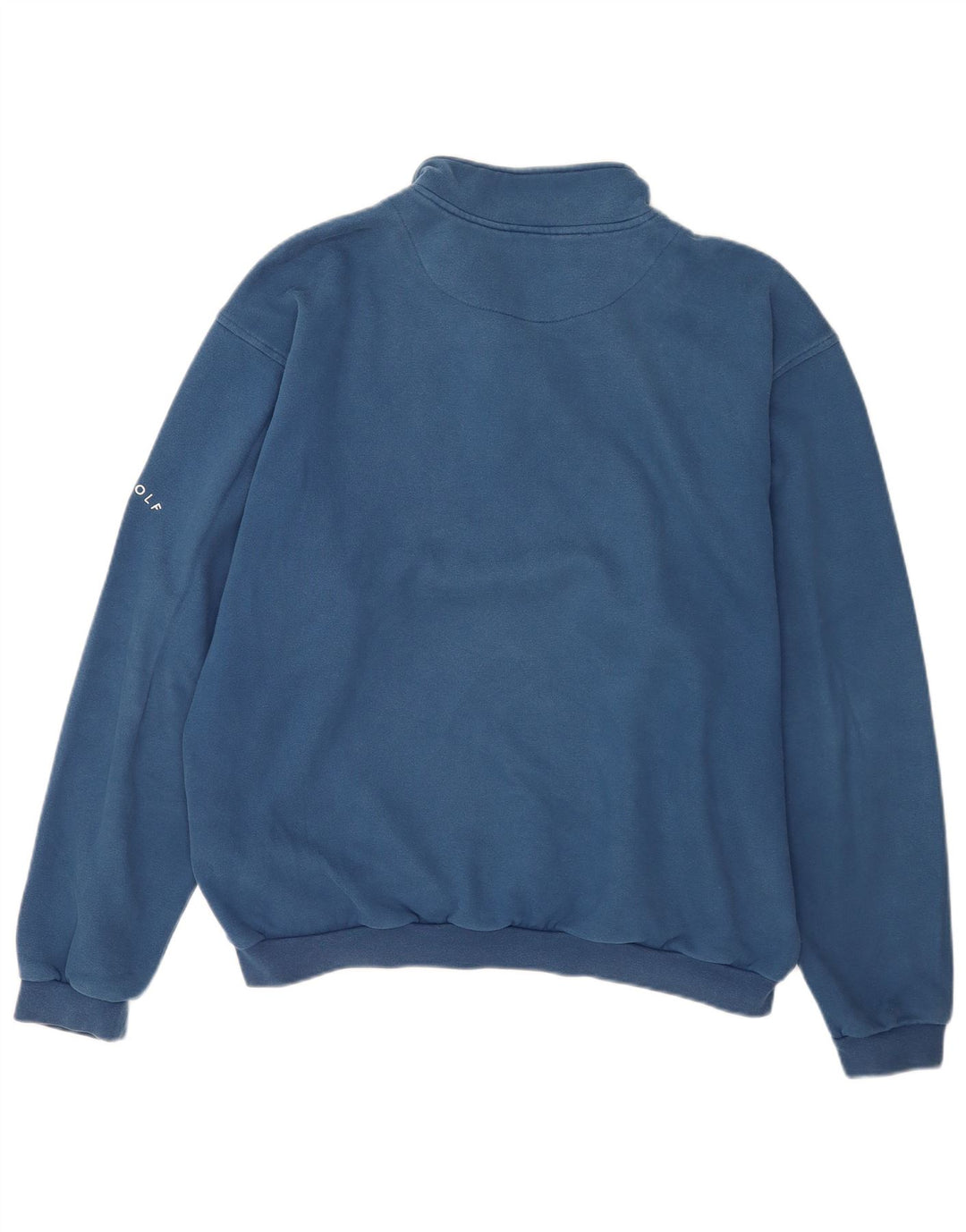Nike Sweatshirt med lynlås til mænd XL Blå bomuld