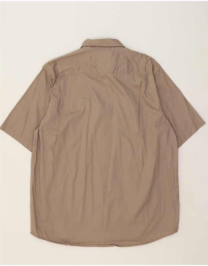 WRANGLER Mens Short Sleeve Shirt XL Grey Cotton Vintage Wrangler and Second-Hand Wrangler from Messina Hembry 