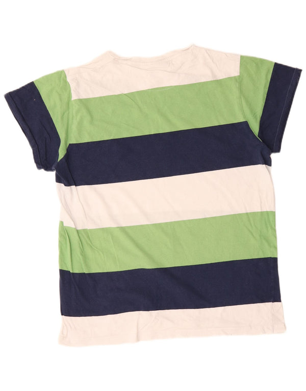 Pierre Cardin Herre T-Shirt Top XL Flerfarvet Stribet Bomuld