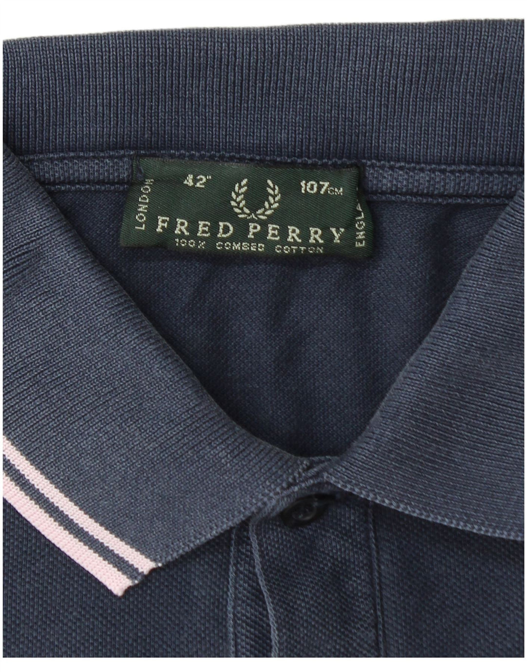 FRED PERRY Poloshirt til mænd Medium Navyblå Bomuld