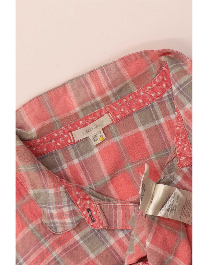 White Stuff Dameskjorte UK 16 Large Pink Ternet Bomuld