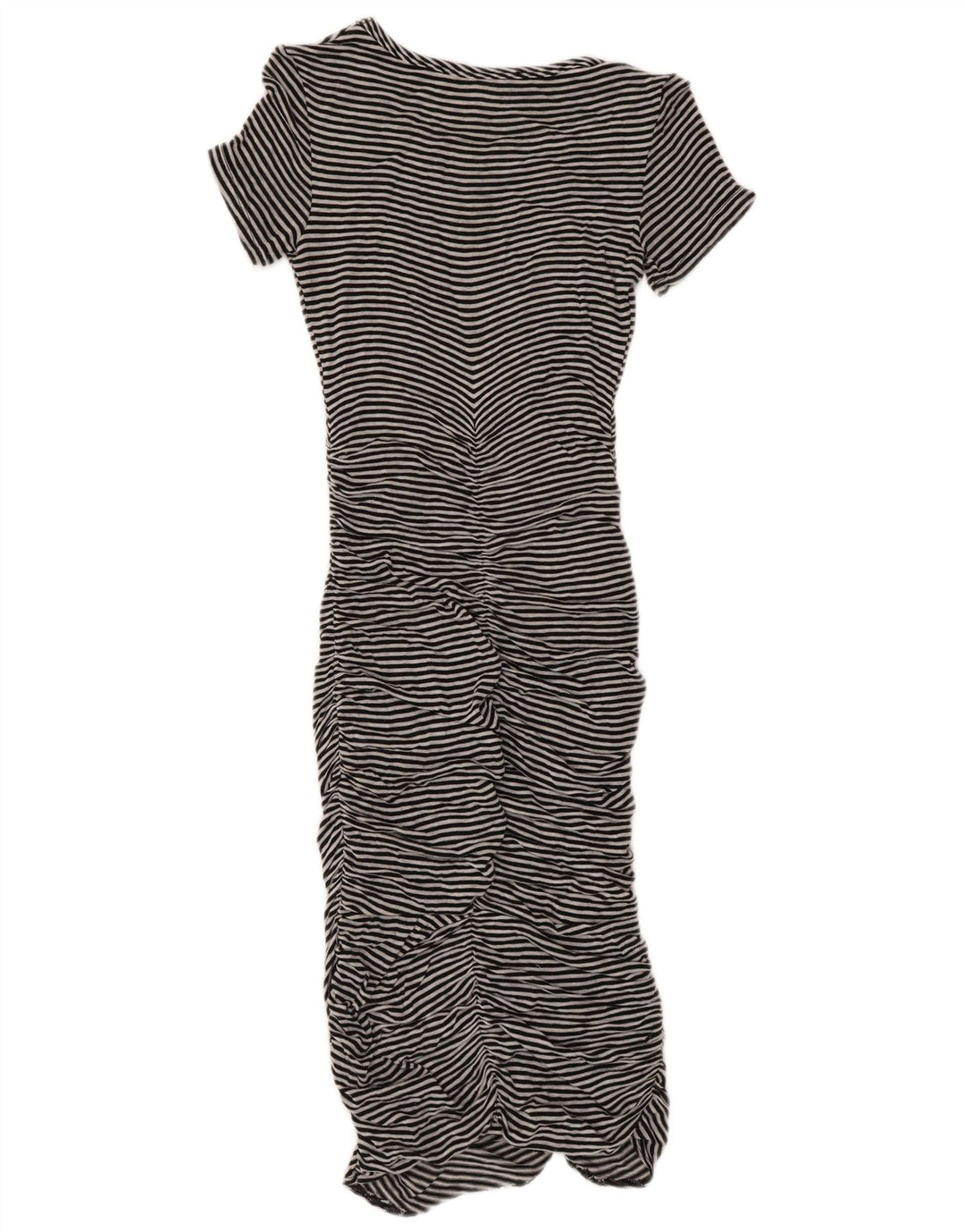 BCBGMAXAZRIA Womens Bodycon Dress UK 10 Small Black Striped