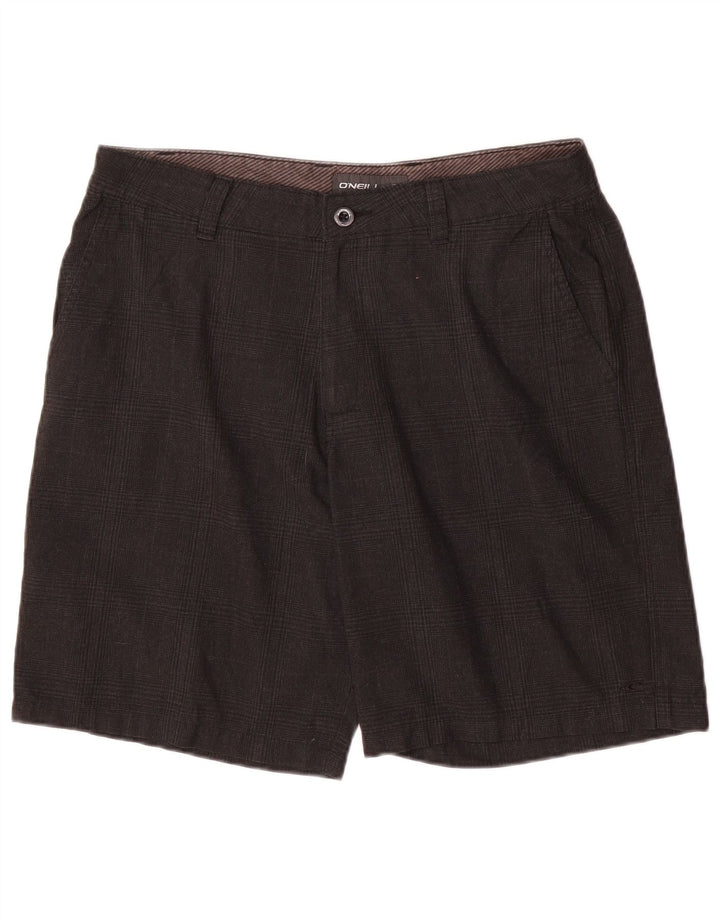 O'NEILL Chino Shorts til mænd W34, store grå ternet polyester
