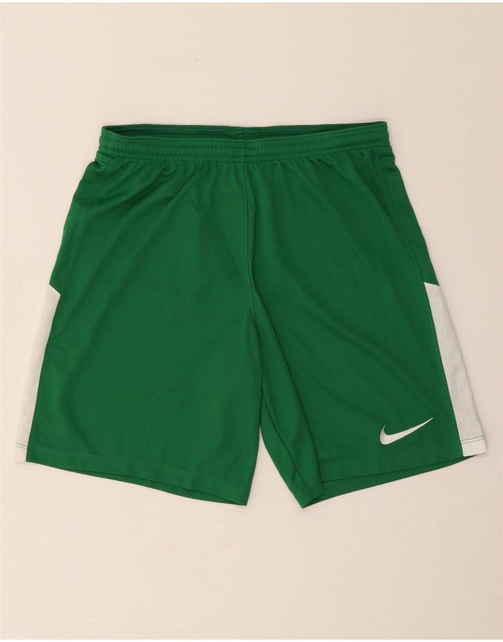 Nike Herre Dri Fit Slim Sportshorts Medium Grøn Colourblock Polyester
