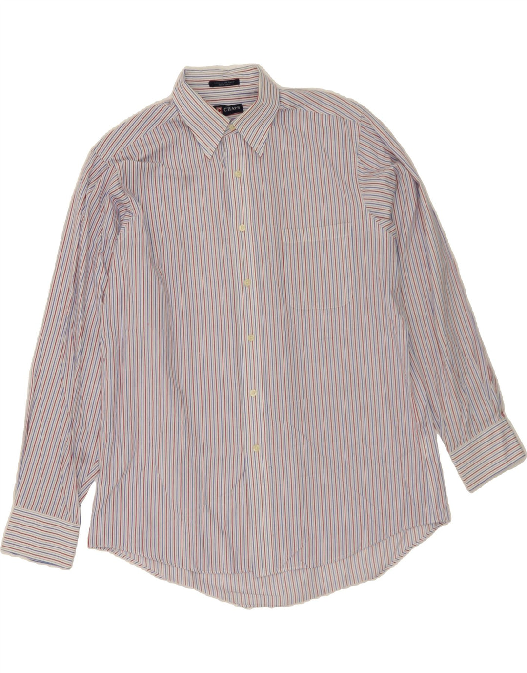 CHAPS Mens Shirt Size 16 1/2 Large Multicoloured Pinstripe Cotton Vintage Chaps and Second-Hand Chaps from Messina Hembry 