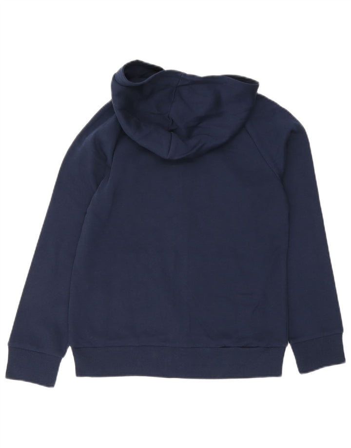 Under Armour Boys grafisk hættetrøje med lynlås 9-10 år Medium Marineblå