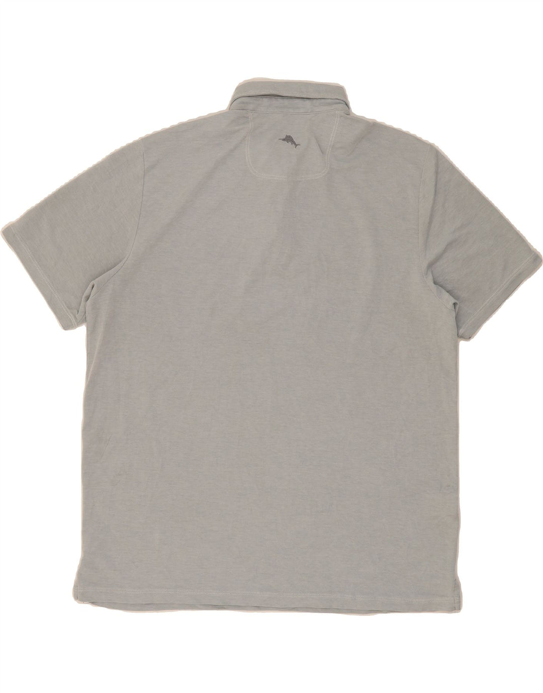 TOMMY BAHAMA Mens Polo Shirt XL Grey Tencel Vintage Tommy Bahama and Second-Hand Tommy Bahama from Messina Hembry 