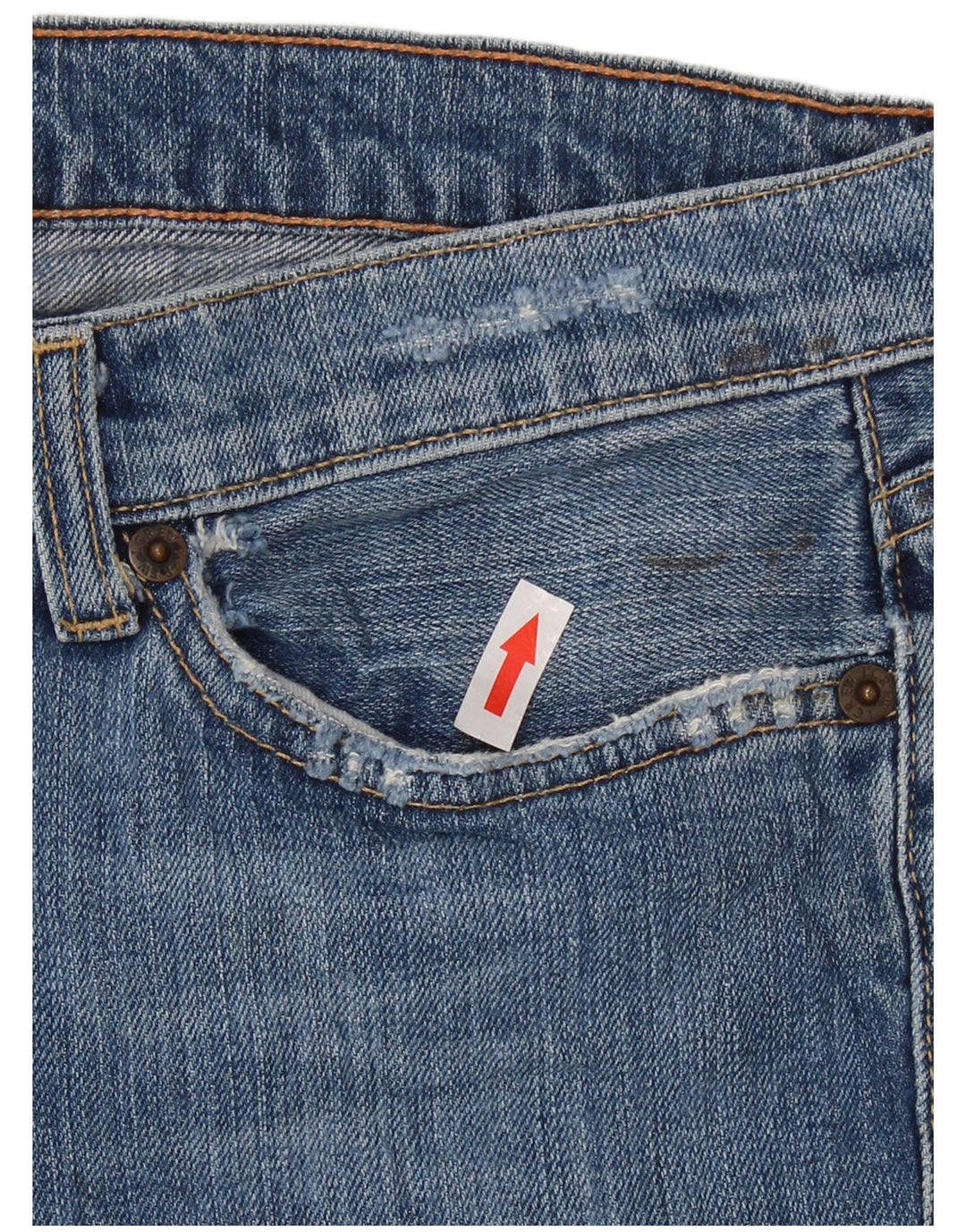 J. CREW Lige jeans til kvinder US 10 Large W34 L29 Blå