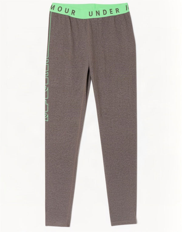 Under Armour Grafiske Leggings til kvinder UK 4 XS Grå Colourblock