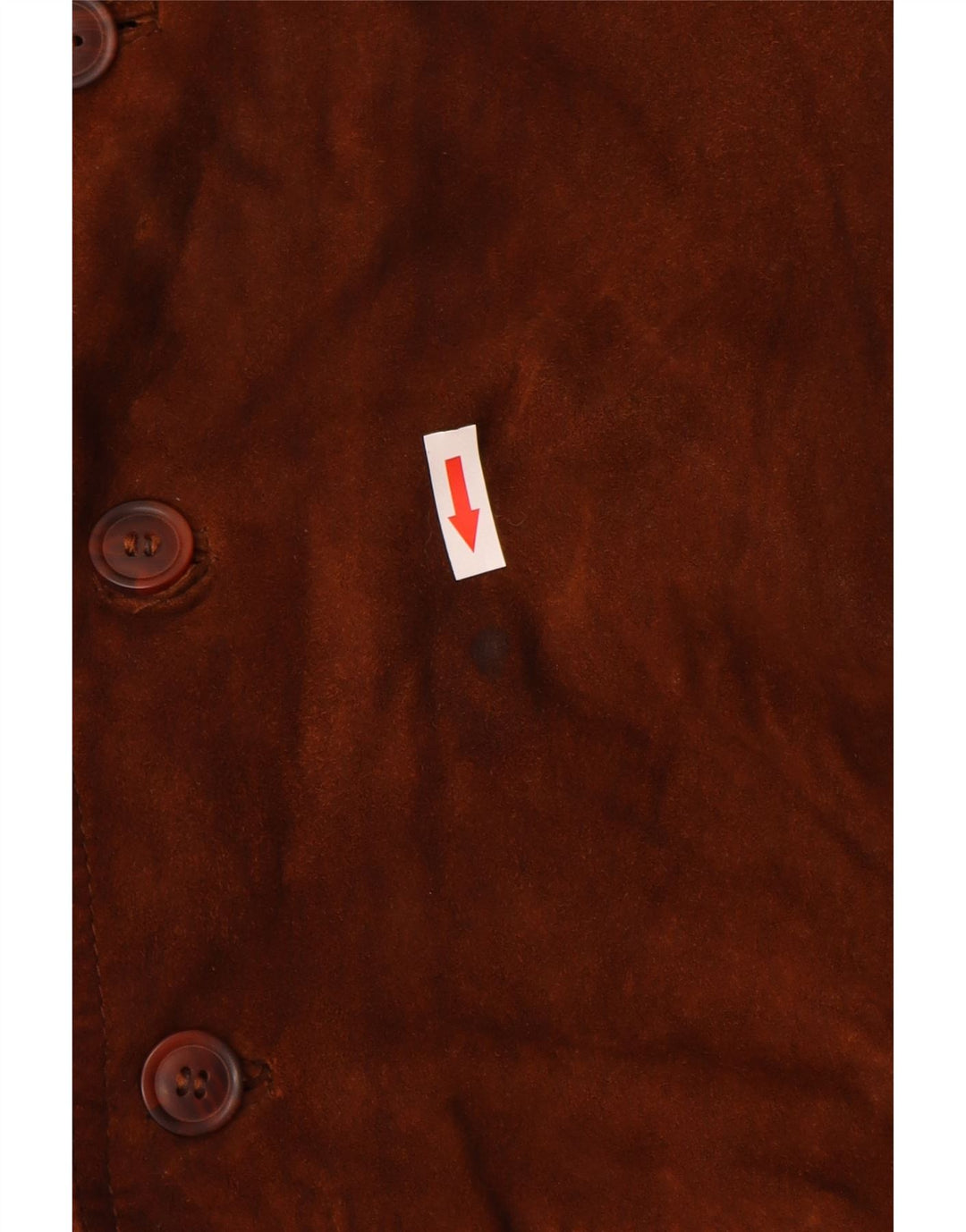 Vintage herre ruskind bomberjakke IT 56 3XL brunt læder