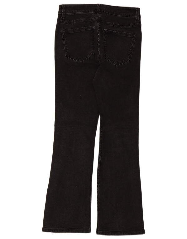 Marks & Spencer Womens The Eva Bootcut Jeans UK 10 Small W28 L27 Black