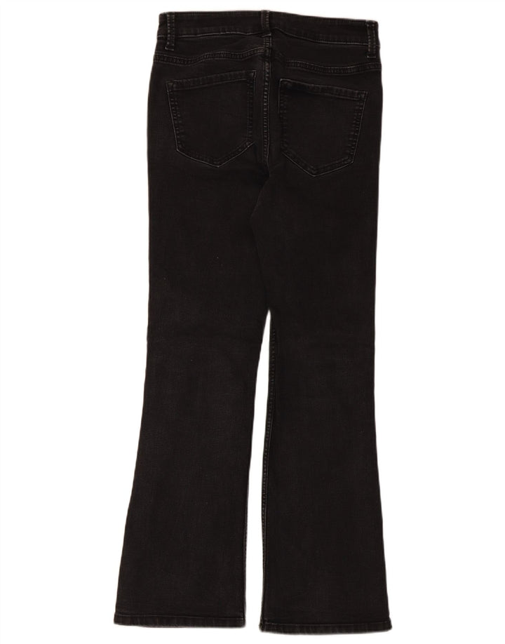 Marks & Spencer Womens The Eva Bootcut Jeans UK 10 Small W28 L27 Black