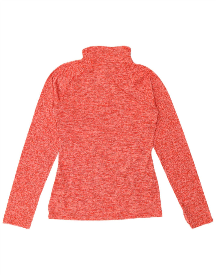 Under Armour Dame Pullover Træningsdragt Top UK 12 Medium Rød Flecked