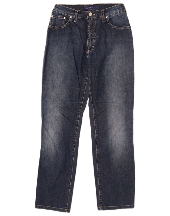 Trussardi lige jeans til kvinder W31 L27 blå bomuld