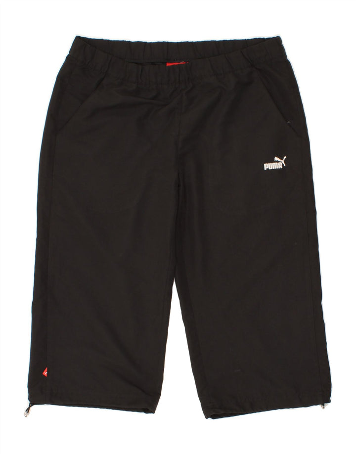 PUMA Womens Bermuda Sport Shorts UK 14 Large Black Vintage Puma and Second-Hand Puma from Messina Hembry 
