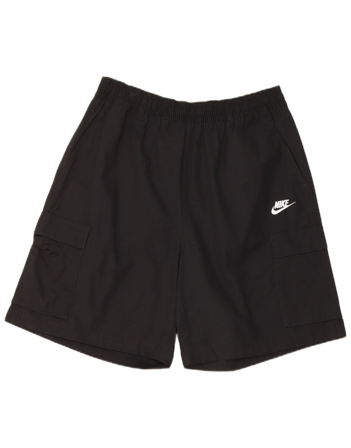 Nike Herre Cargo Shorts Large W34 Sort Bomuld