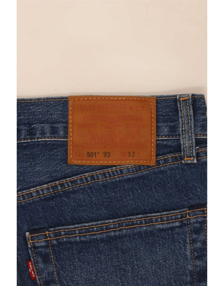 Levi's Herre 501 denimshorts W32 mellemblå bomuld