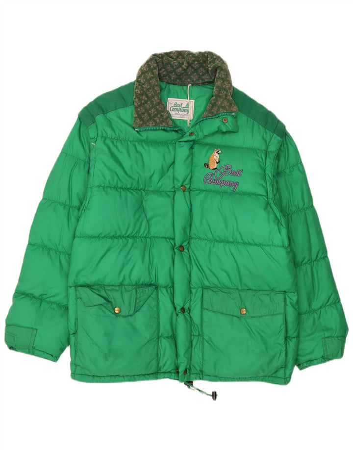Best Company Herre polstret jakke UK 40 Large Green