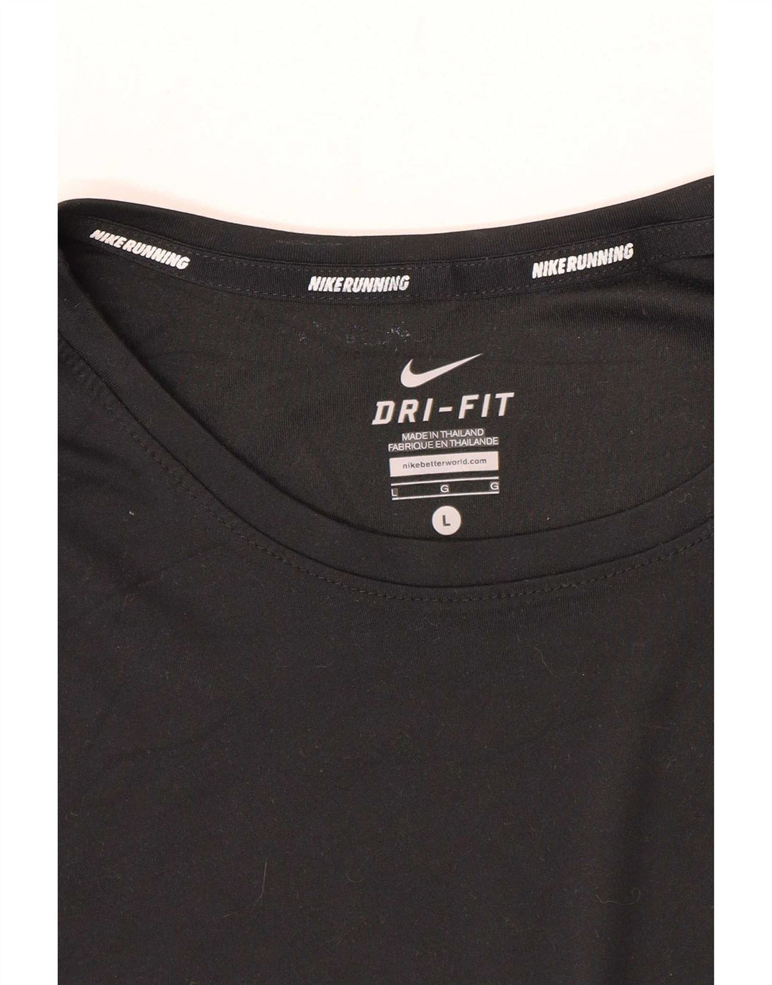 Nike Herre Running Kortærmet T-Shirt Top Stor Sort