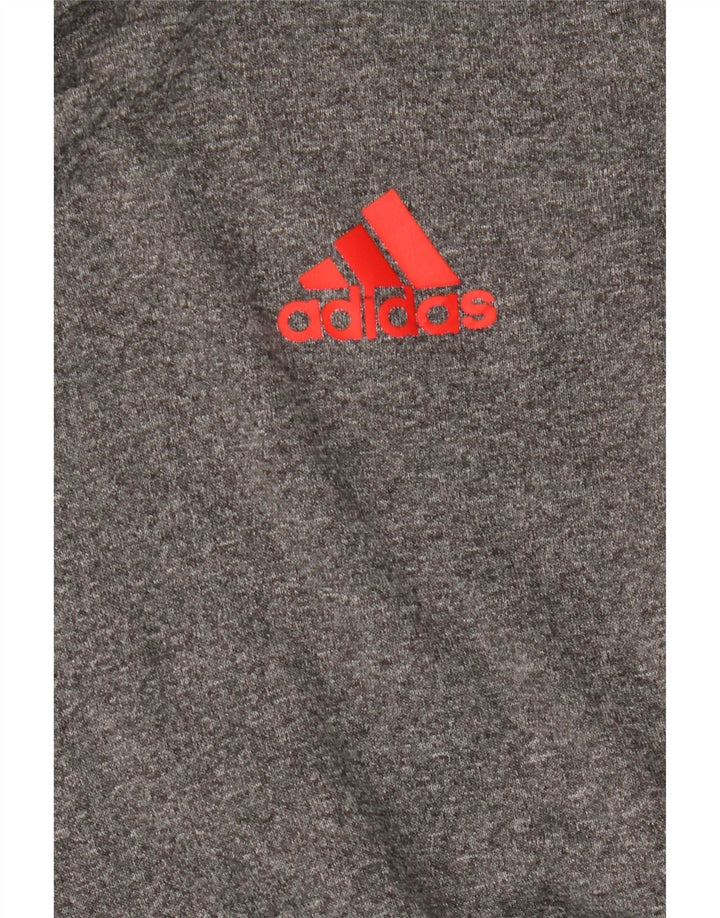 ADIDAS Herre Climawarm hættetrøje Jumper Medium Grey Flecked Polyester