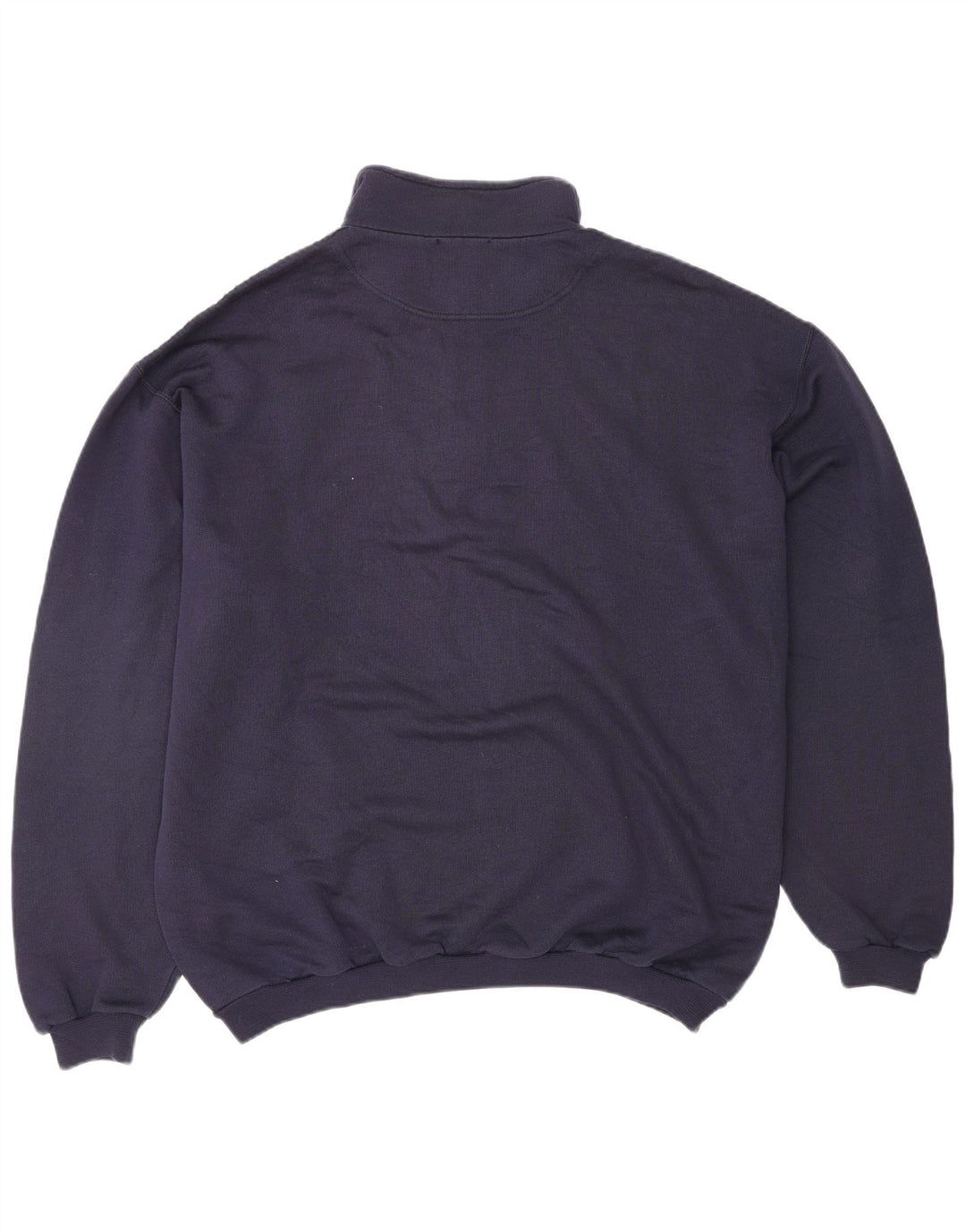 SERGIO TACCHINI Herre Grafisk Zip Neck Sweatshirt Jumper XL Navy Blue