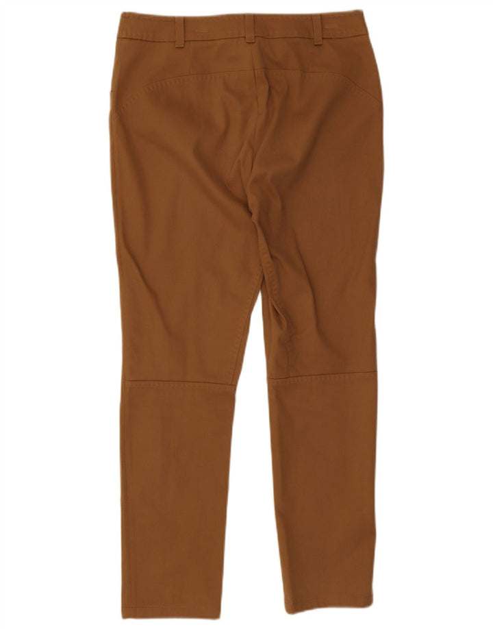 Luisa Spagnoli Dame Slim Cropped Trousers IT 42 Medium W32 L27 Brun