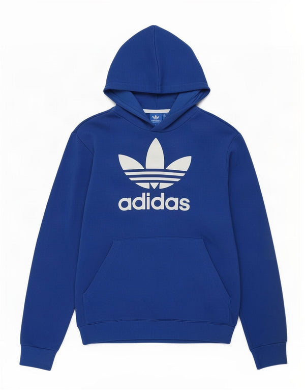 Adidas Grafisk hættetrøje til drenge 15-16 år blå bomuld