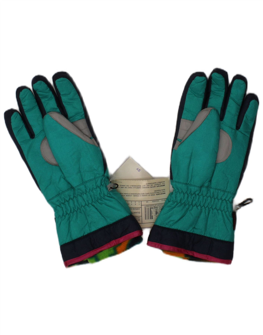 Fila Herre Ski Handsker Lille Grøn Colourblock Polyester Vinter