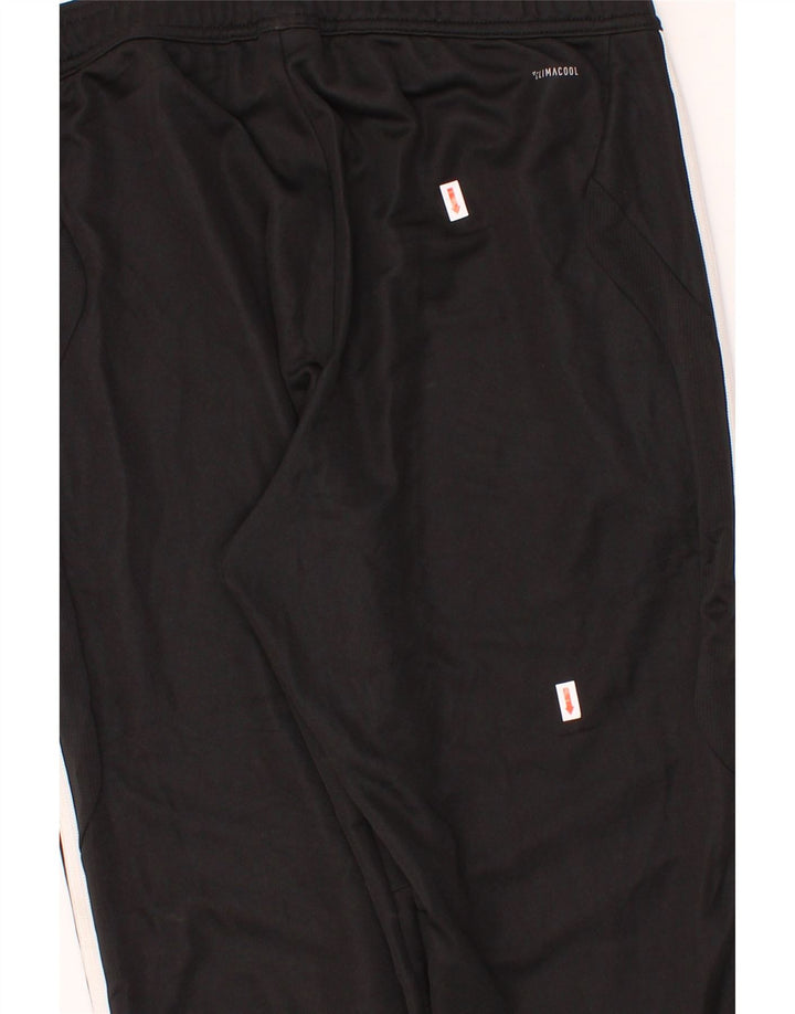 ADIDAS Mens Tracksuit Trousers Medium  Black Polyester Vintage Adidas and Second-Hand Adidas from Messina Hembry 