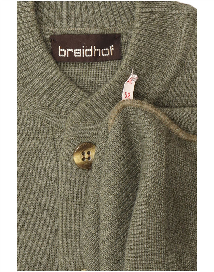 Breidhof Herre Regular Fit Cardigan Sweater EU 52 Large Green
