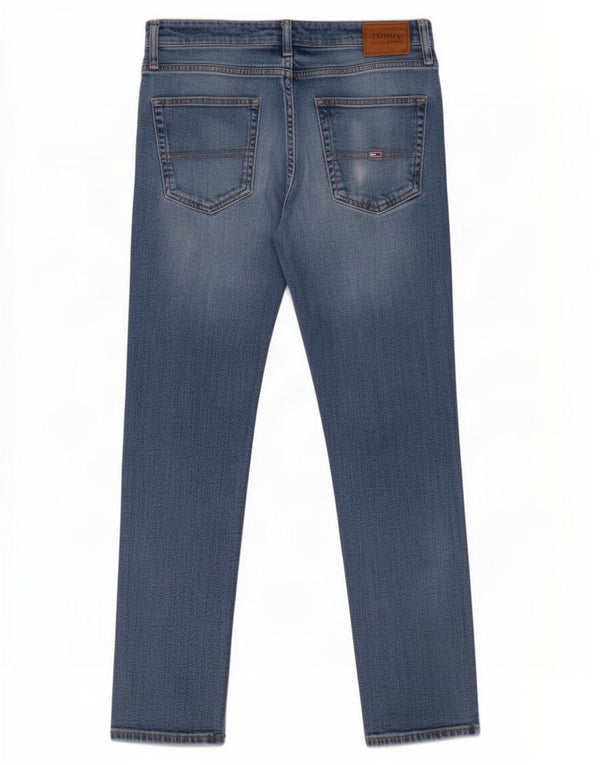 Tommy Hilfiger Dame Slim Jeans W31 L28 Blå Bomuld