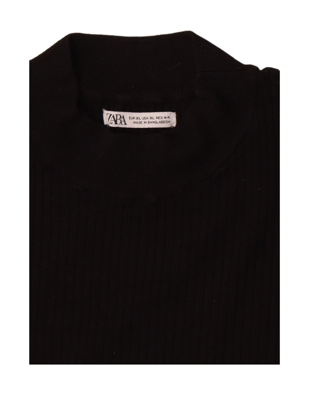 Zara Dametop Langærmet UK 18 XL Sort