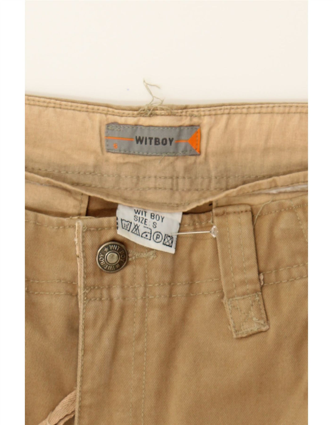 WITBOY Mens Cargo Shorts Small W32  Beige Cotton Vintage WITBOY and Second-Hand WITBOY from Messina Hembry 
