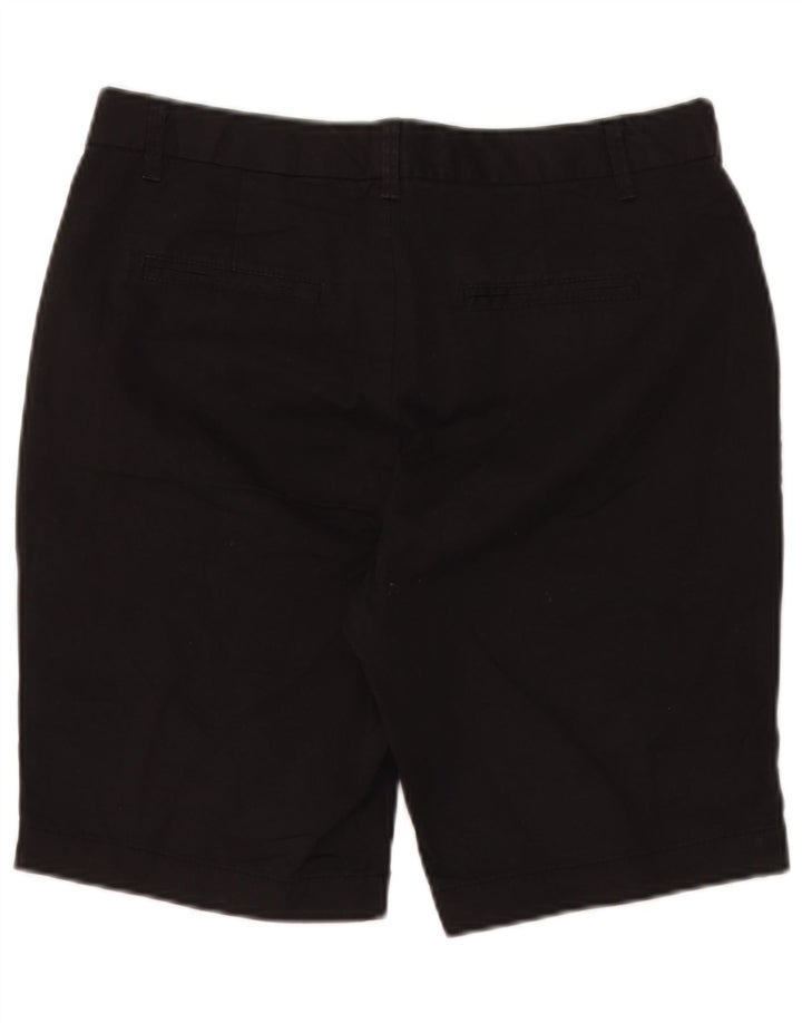 Gap Womens Chino Shorts UK 8 Small W32 Black Bomuld