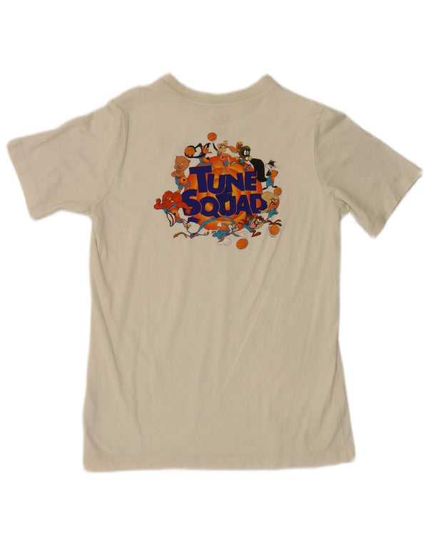Nike Boys Looney Tunes grafisk T-shirt top 13-14 år XL Off White