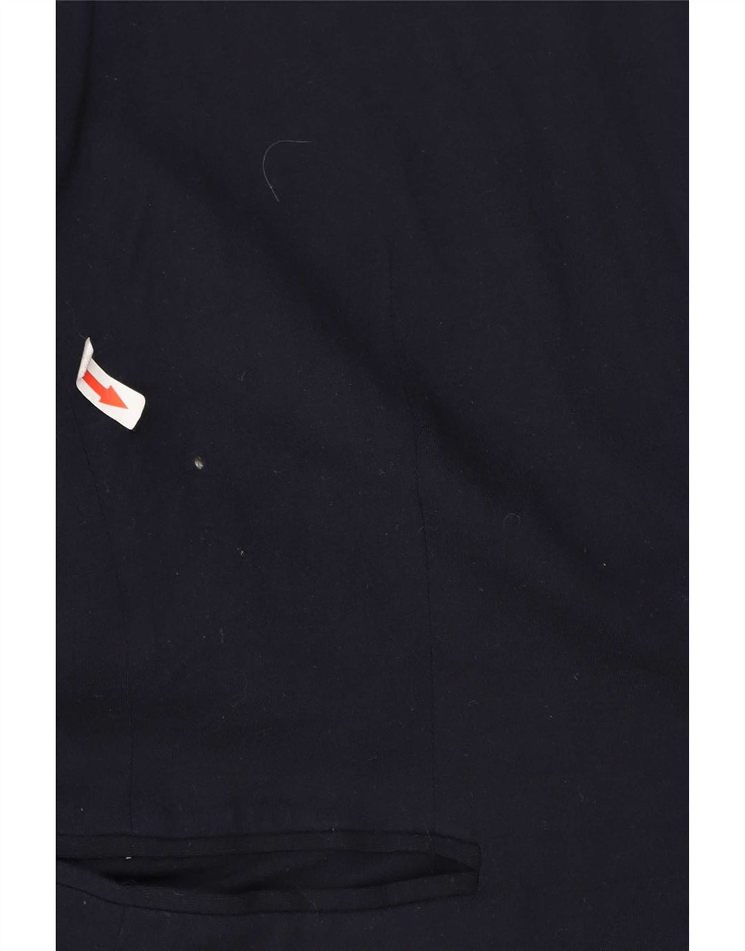 Zara Dame 1 Knap Blazer Jacket UK 10 Small Navy Blue Acetate