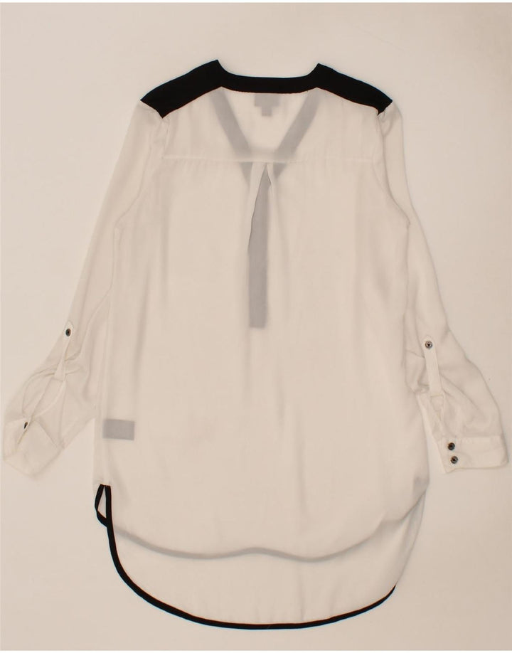 MOSSIMO Womens See Through Pullover Shirt Dress UK 14 Medium White Vintage Mossimo and Second-Hand Mossimo from Messina Hembry 