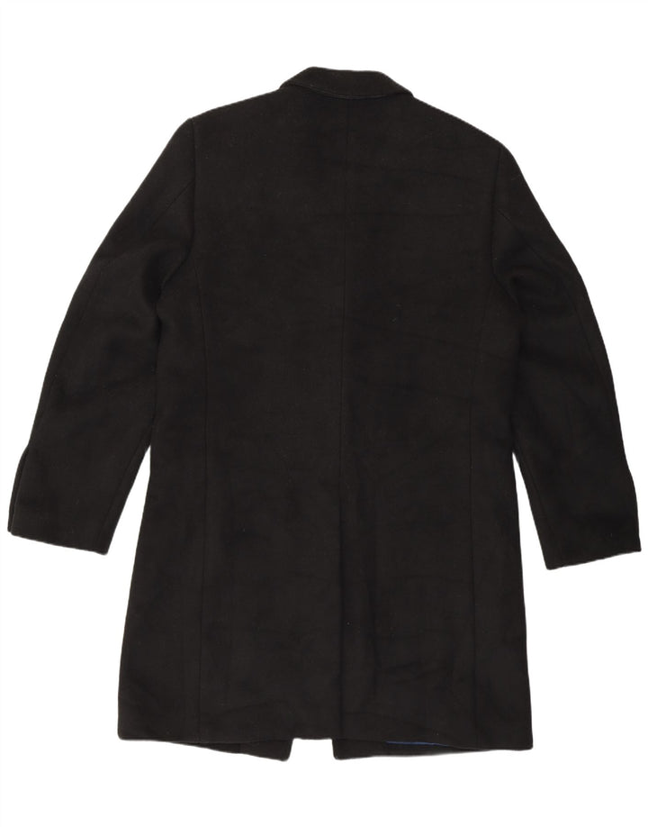 Marks & Spencer Herre Regular Fit Overfrakke UK 40 Large Black Classic