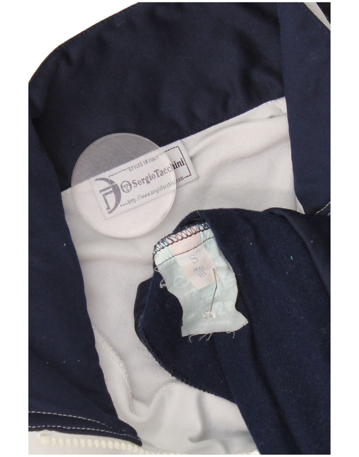 Sergio Tacchini Herre træningsdragt Top jakke Small Navy Blue Colourblock
