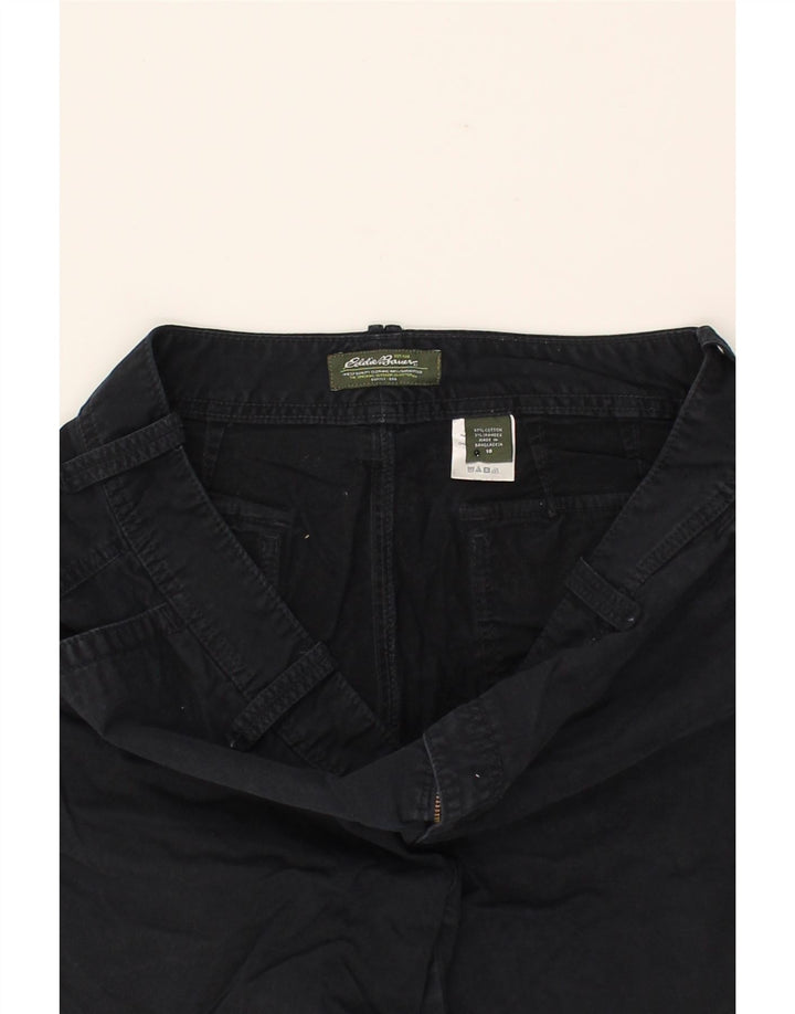EDDIE BAUER Womens Chino Shorts US 10 Large W32 Navy Blue Cotton Vintage Eddie Bauer and Second-Hand Eddie Bauer from Messina Hembry 