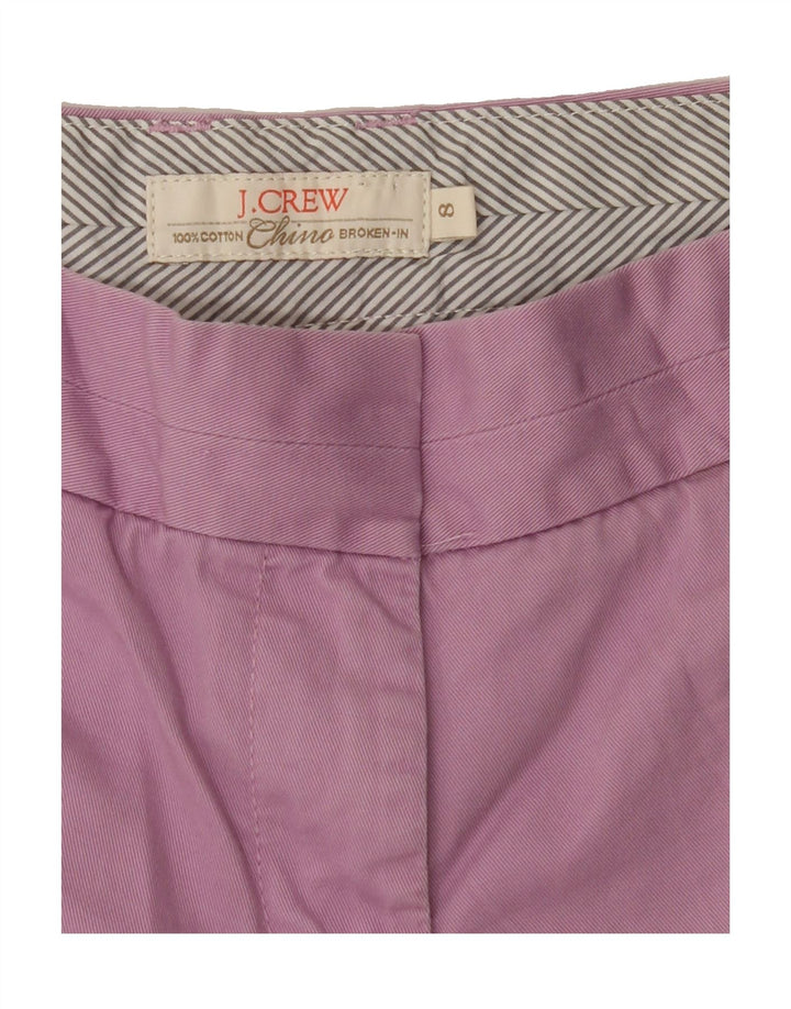 J. CREW Womens Chino Shorts US 8 Medium W32  Purple Cotton Vintage J. Crew and Second-Hand J. Crew from Messina Hembry 