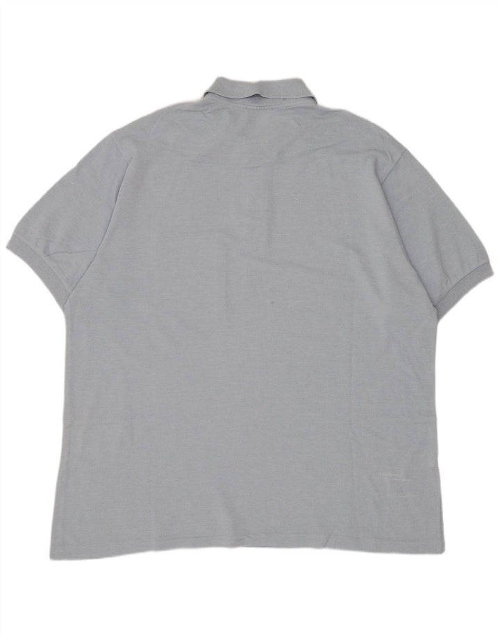 Lacoste Herre Polo Shirt Str. 7 2XL Blå Bomuld